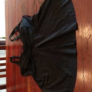 Black bathing suit top,Size 18 bottoms 3XL